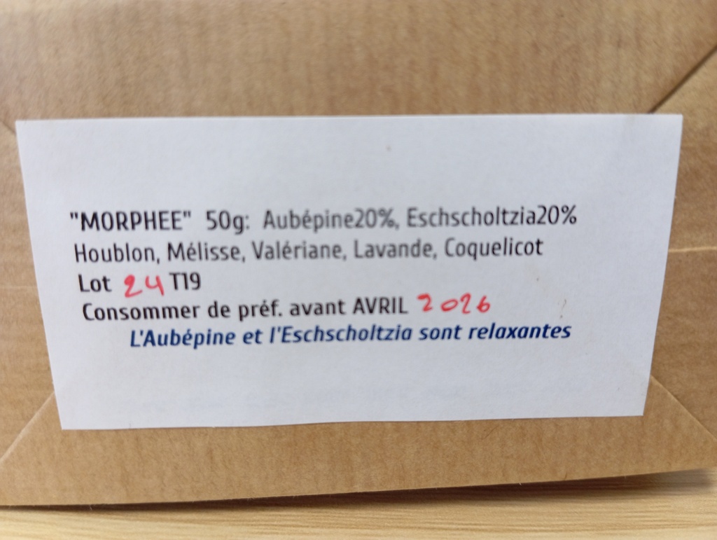 Tisane 7 plantes Morphée 25g 